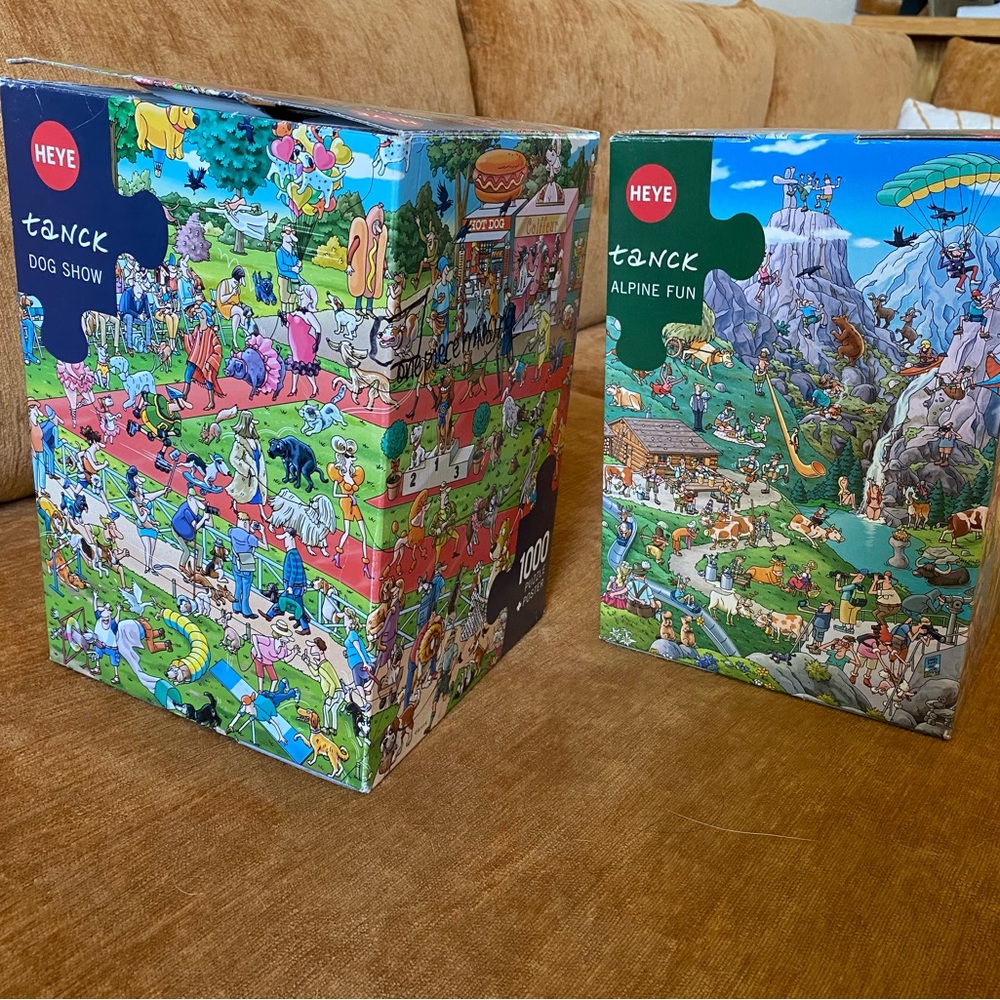 Tanck dog puzzles, 1000pcs
